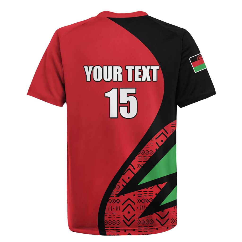 Custom Malawi Cricket Rugby Jersey Go Champions Dziko la Malawi - African Pride
