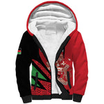 Custom Malawi Cricket Sherpa Hoodie Go Champions Dziko la Malawi - African Pride