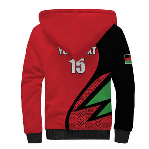 Custom Malawi Cricket Sherpa Hoodie Go Champions Dziko la Malawi - African Pride