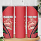 Custom Malawi Cricket Skinny Tumbler Go Champions Dziko la Malawi - African Pride