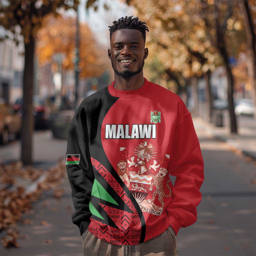 Custom Malawi Cricket Sweatshirt Go Champions Dziko la Malawi - African Pride