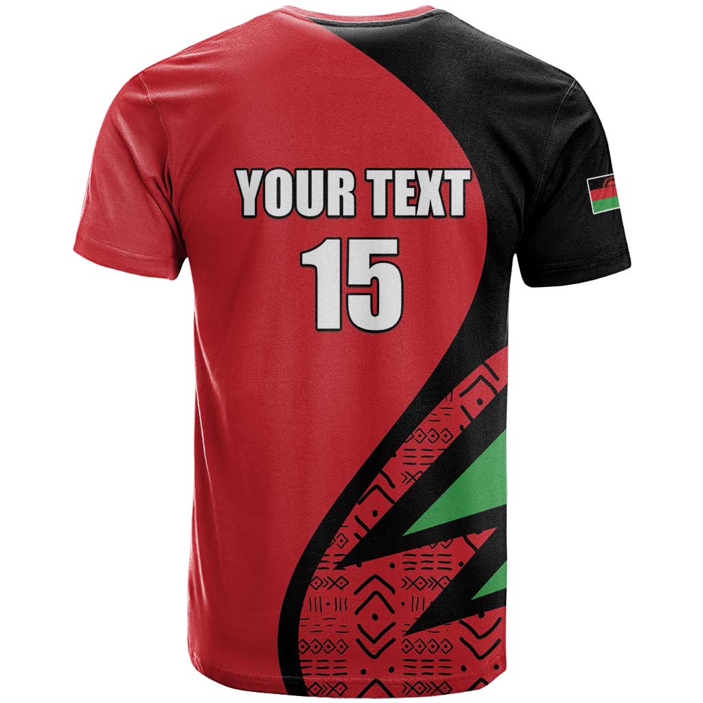 Custom Malawi Cricket T shirt Go Champions Dziko la Malawi - African Pride