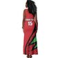 Custom Malawi Cricket Tank Maxi Dress Go Champions Dziko la Malawi - African Pride