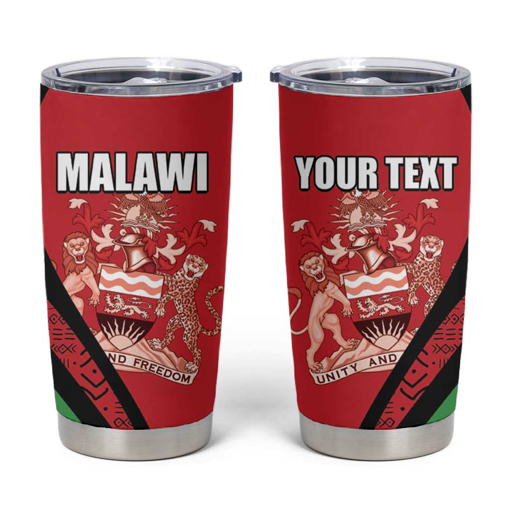 Custom Malawi Cricket Tumbler Cup Go Champions Dziko la Malawi - African Pride