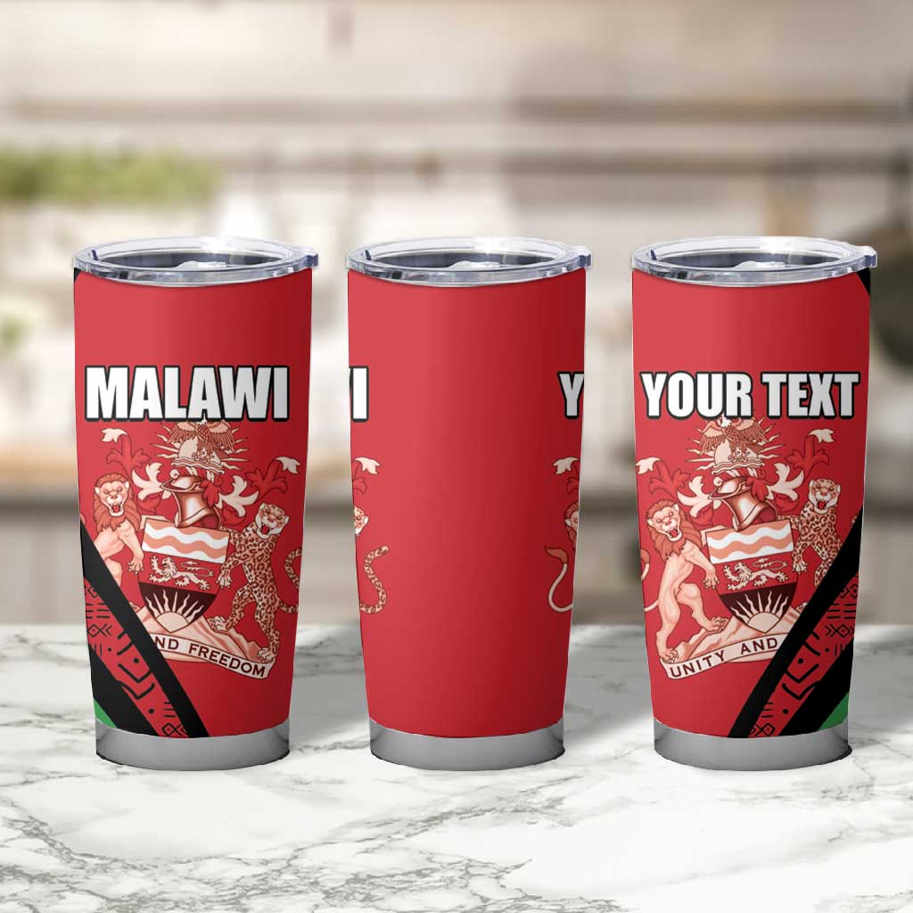 Custom Malawi Cricket Tumbler Cup Go Champions Dziko la Malawi - African Pride