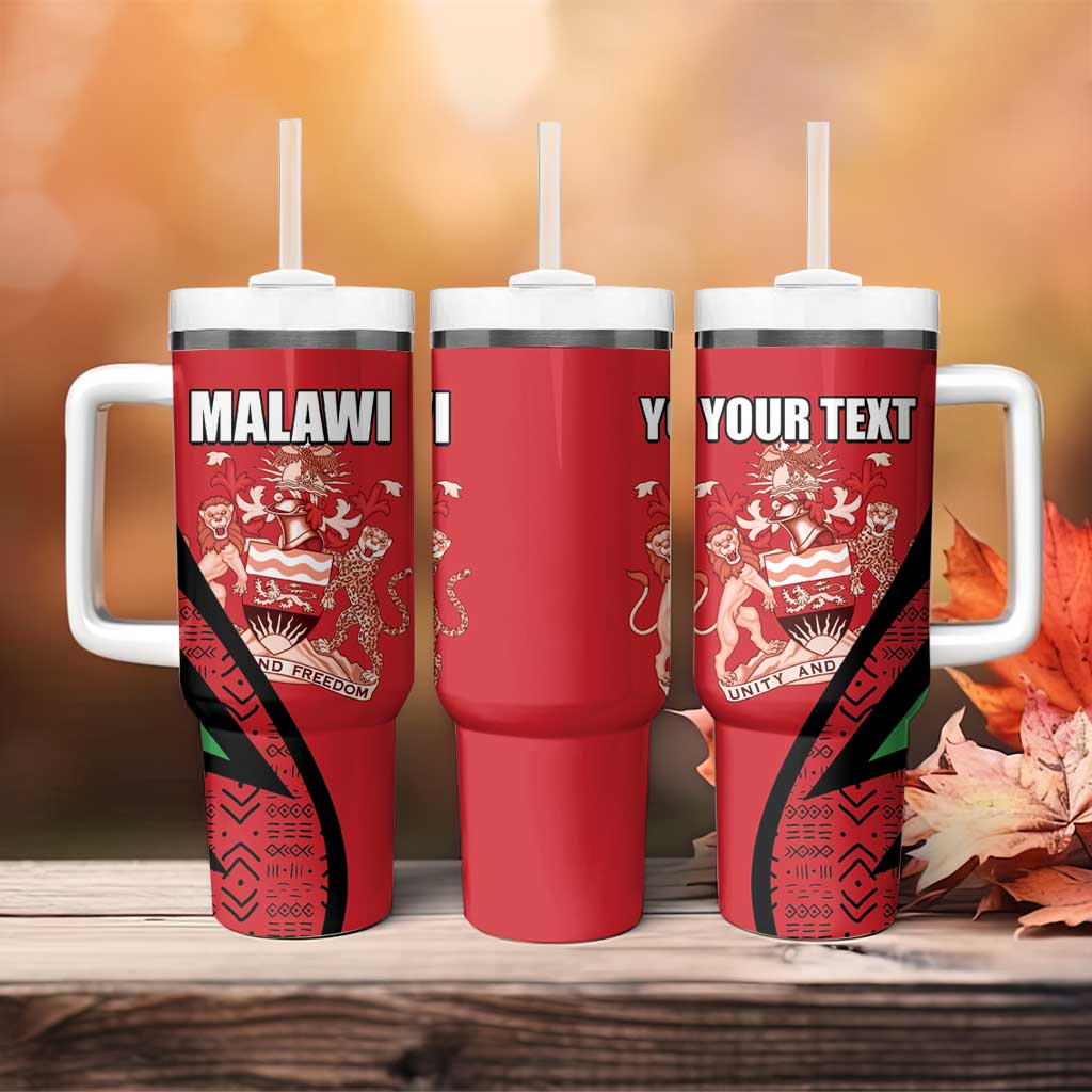 Custom Malawi Cricket Tumbler With Handle Go Champions Dziko la Malawi - African Pride