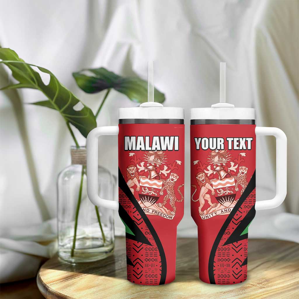Custom Malawi Cricket Tumbler With Handle Go Champions Dziko la Malawi - African Pride