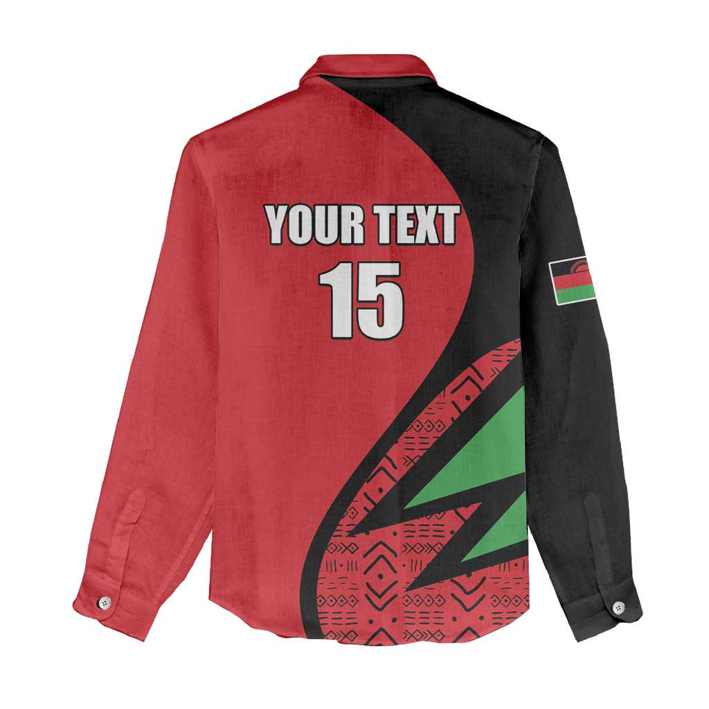 Custom Malawi Cricket Women Casual Shirt Go Champions Dziko la Malawi - African Pride