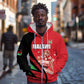Custom Malawi Cricket Zip Hoodie Go Champions Dziko la Malawi - African Pride
