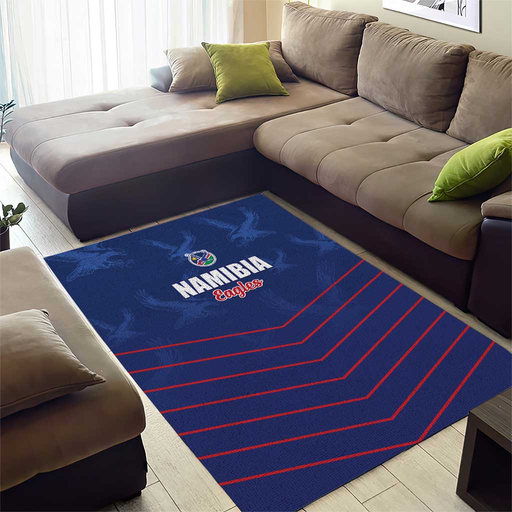Namibia Cricket Area Rug Go Champions - African Pride