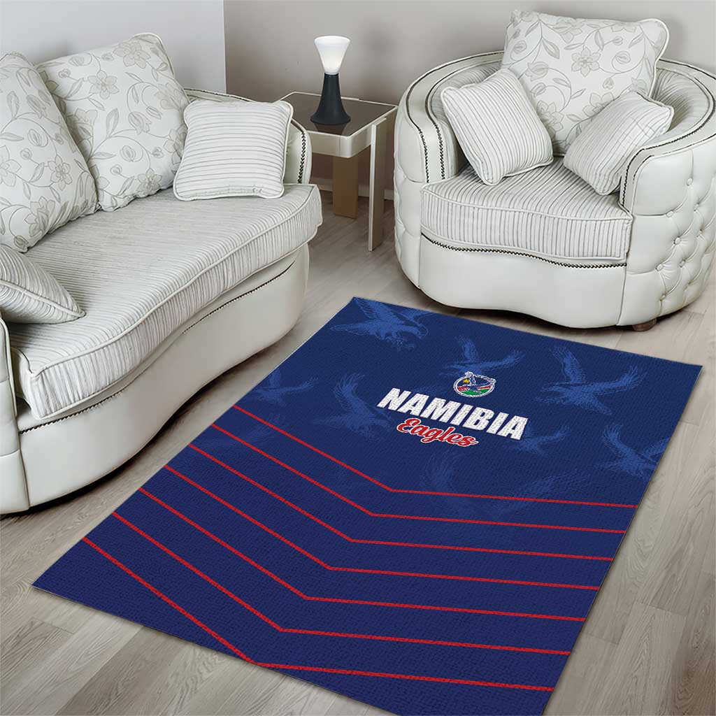 Namibia Cricket Area Rug Go Champions - African Pride
