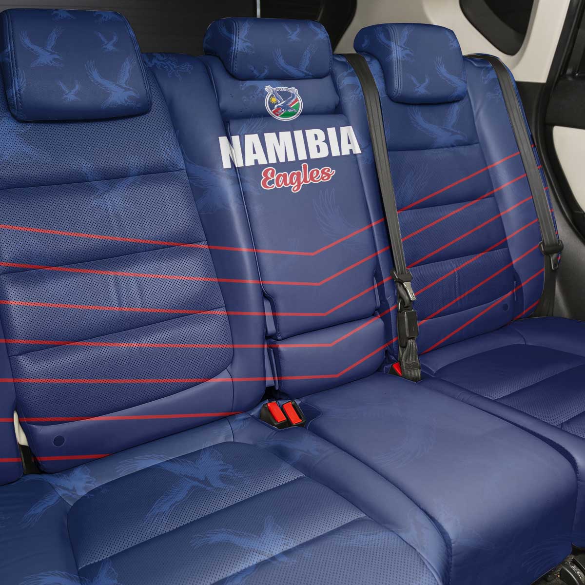 Namibia Cricket Back Car Seat Cover Go Champions - African Pride