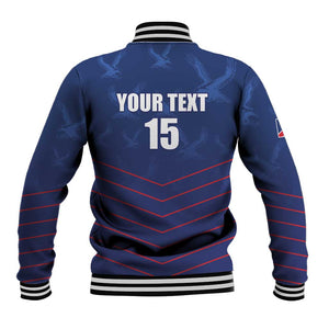 Custom Namibia Cricket Baseball Jacket Go Champions - African Pride
