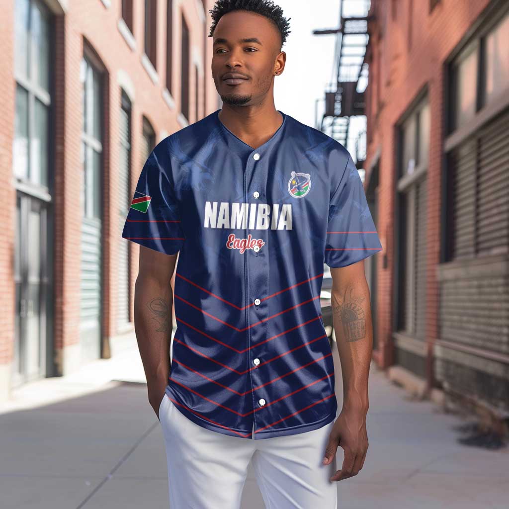 Custom Namibia Cricket Baseball Jersey Go Champions - African Pride