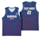Custom Namibia Cricket Basketball Jersey Go Champions - African Pride