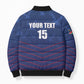 Custom Namibia Cricket Bomber Puffer Jacket Go Eagles Go
