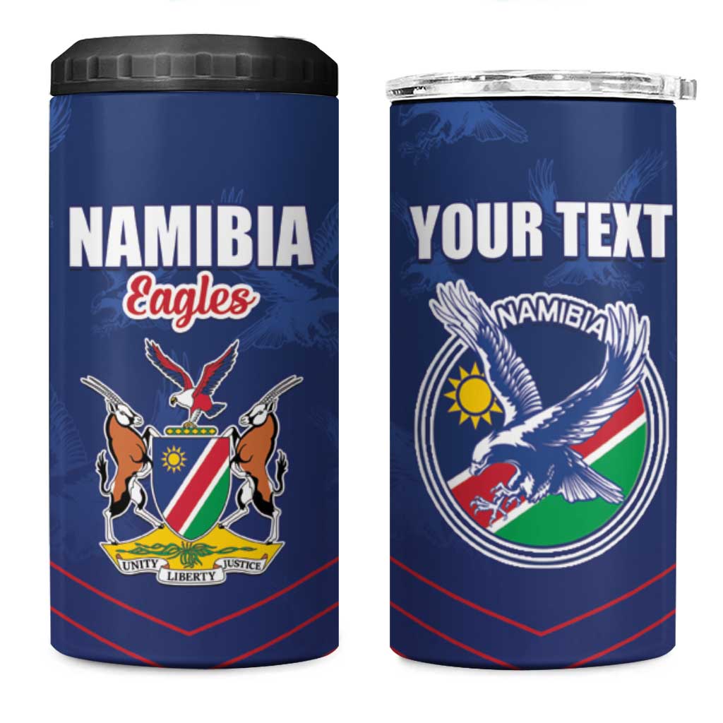 Custom Namibia Cricket 4 in 1 Can Cooler Tumbler Go Champions - African Pride