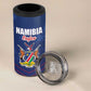 Custom Namibia Cricket 4 in 1 Can Cooler Tumbler Go Champions - African Pride