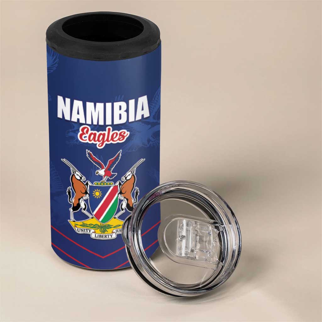 Custom Namibia Cricket 4 in 1 Can Cooler Tumbler Go Champions - African Pride