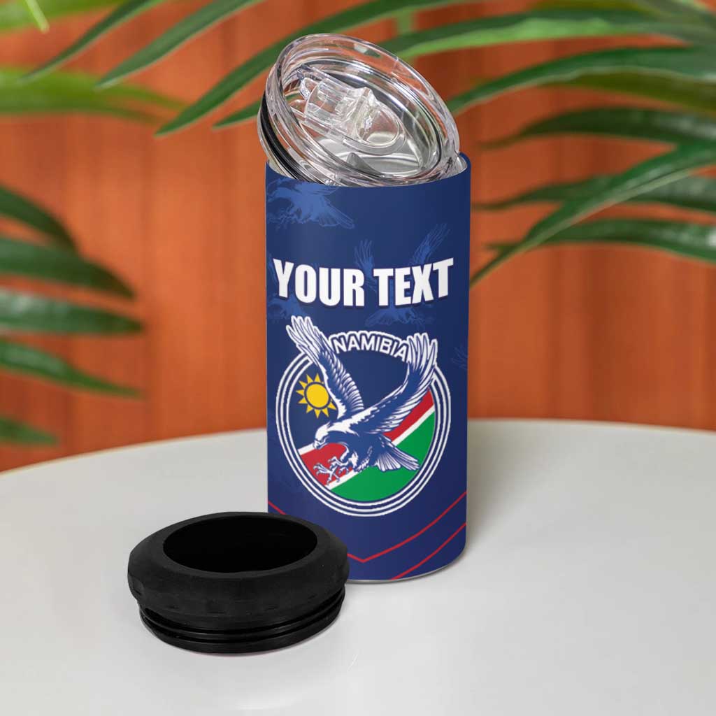 Custom Namibia Cricket 4 in 1 Can Cooler Tumbler Go Champions - African Pride