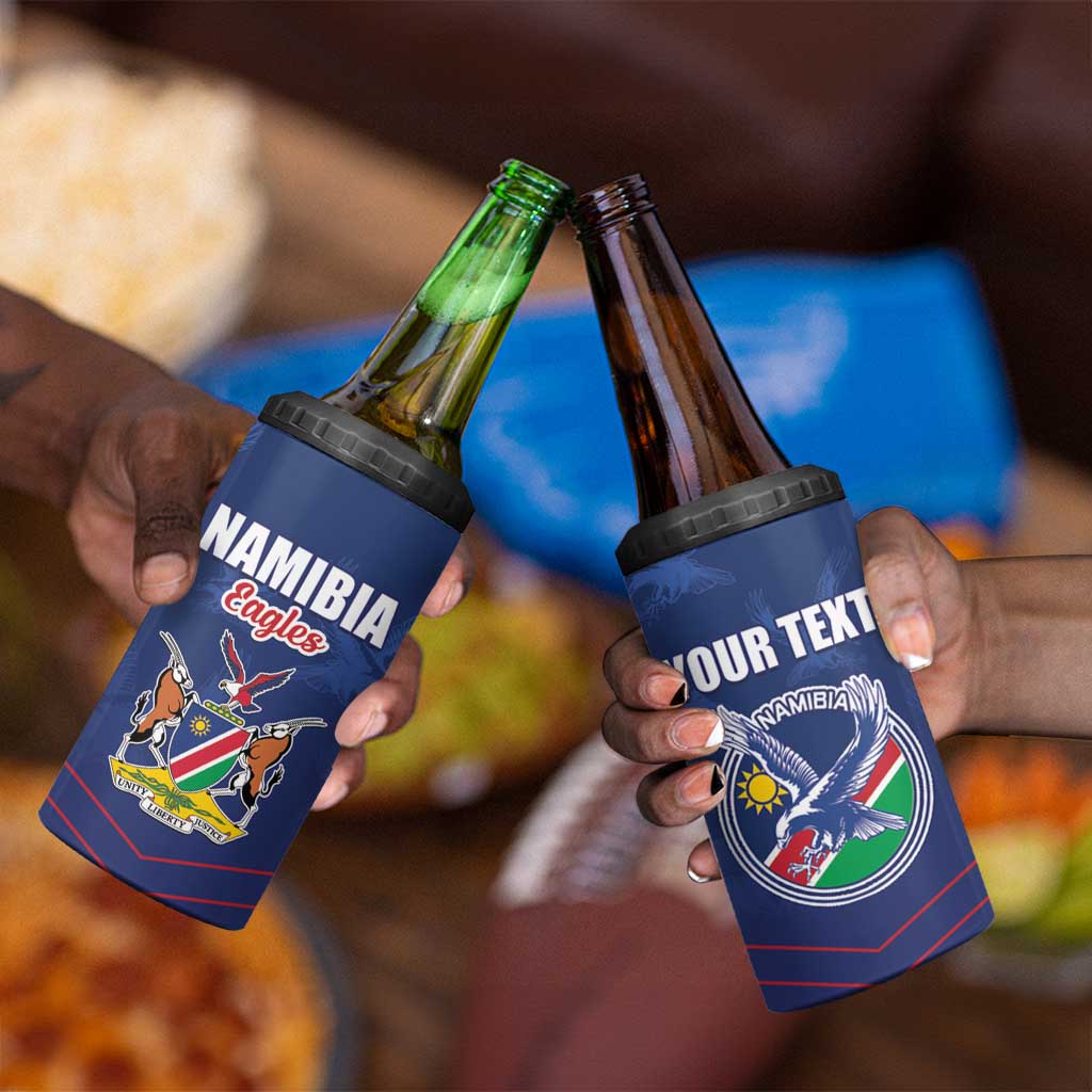 Custom Namibia Cricket 4 in 1 Can Cooler Tumbler Go Champions - African Pride