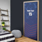Custom Namibia Cricket Door Cover Go Eagles Go