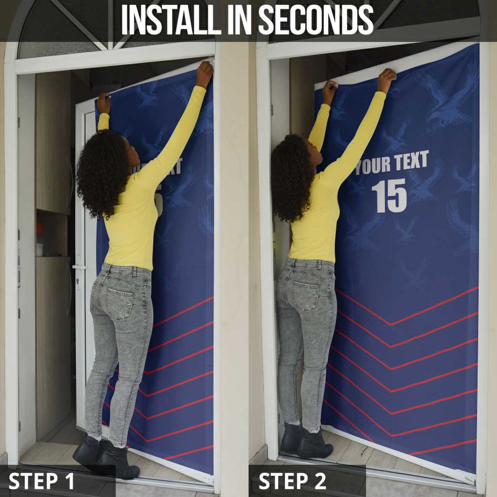Custom Namibia Cricket Door Cover Go Eagles Go