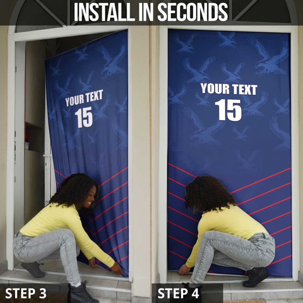 Custom Namibia Cricket Door Cover Go Eagles Go