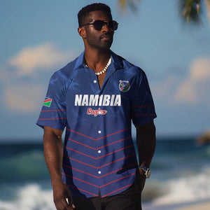 Custom Namibia Cricket Hawaiian Shirt Go Champions - African Pride