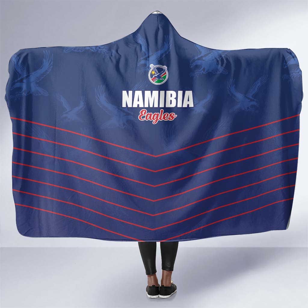 Namibia Cricket Hooded Blanket Go Champions - African Pride