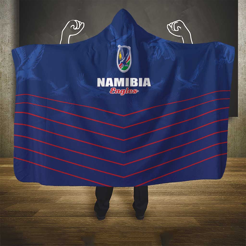 Namibia Cricket Hooded Blanket Go Champions - African Pride