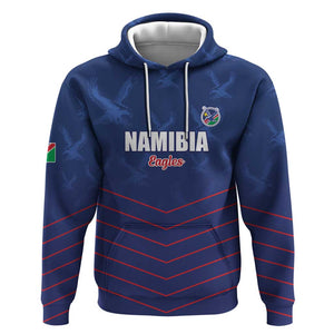 Custom Namibia Cricket Hoodie Go Champions - African Pride