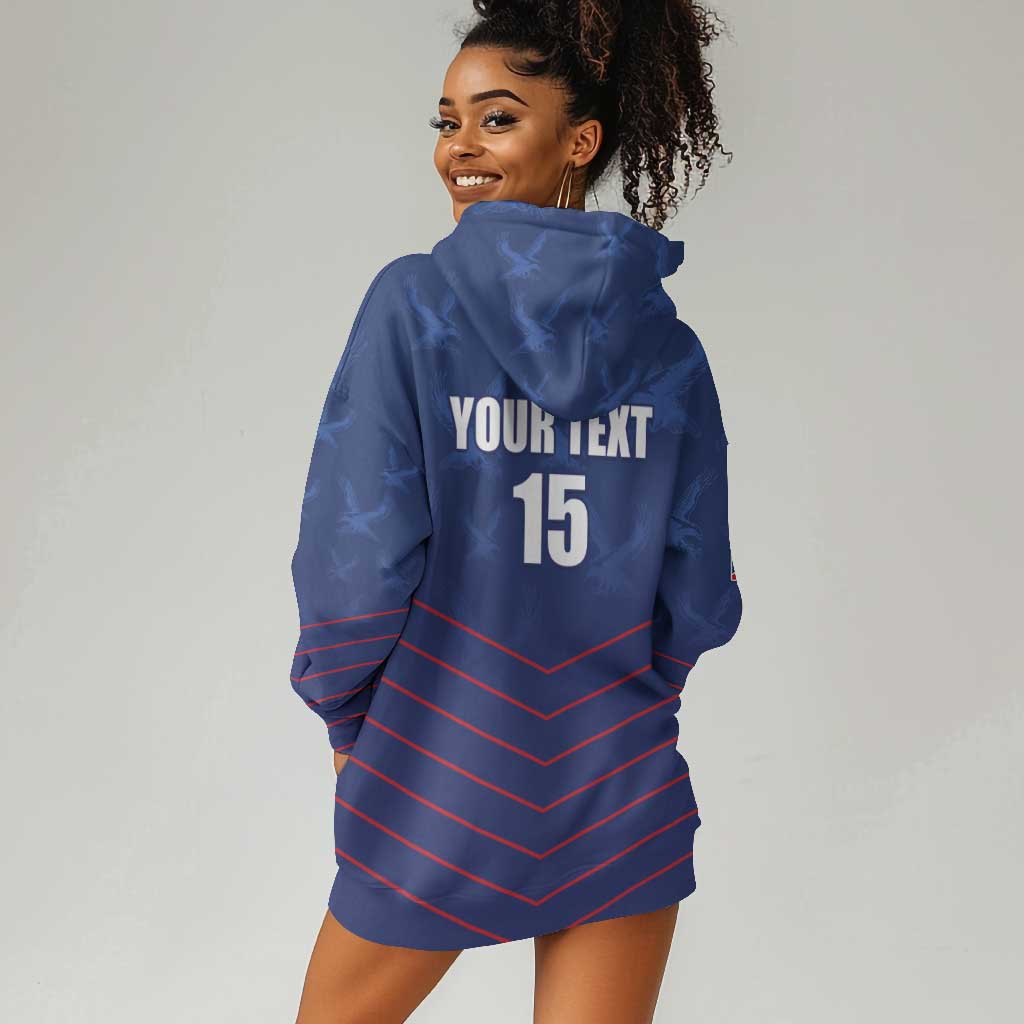 Custom Namibia Cricket Hoodie Dress Go Champions - African Pride