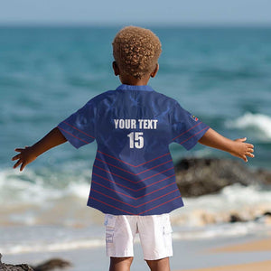 Custom Namibia Cricket Kid Hawaiian Shirt Go Champions - African Pride