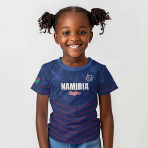 Custom Namibia Cricket Kid T shirt Go Champions - African Pride