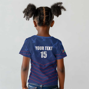 Custom Namibia Cricket Kid T shirt Go Champions - African Pride