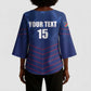 Custom Namibia Cricket Kimono Sleeve Blouse Go Eagles Go