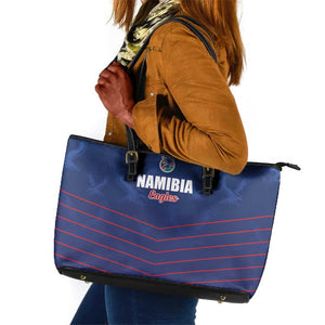 Namibia Cricket Leather Tote Bag Go Champions - African Pride