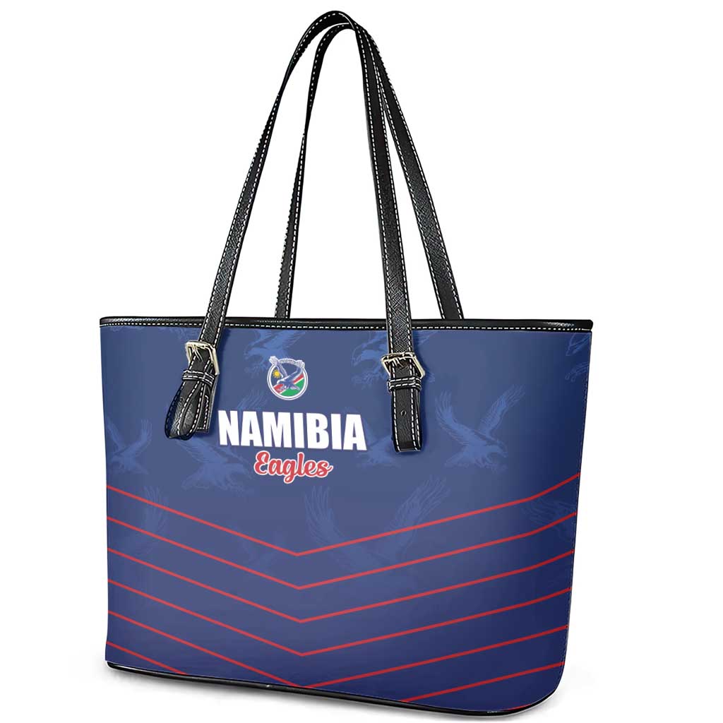 Namibia Cricket Leather Tote Bag Go Champions - African Pride
