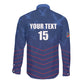 Custom Namibia Cricket Long Sleeve Button Shirt Go Champions - African Pride