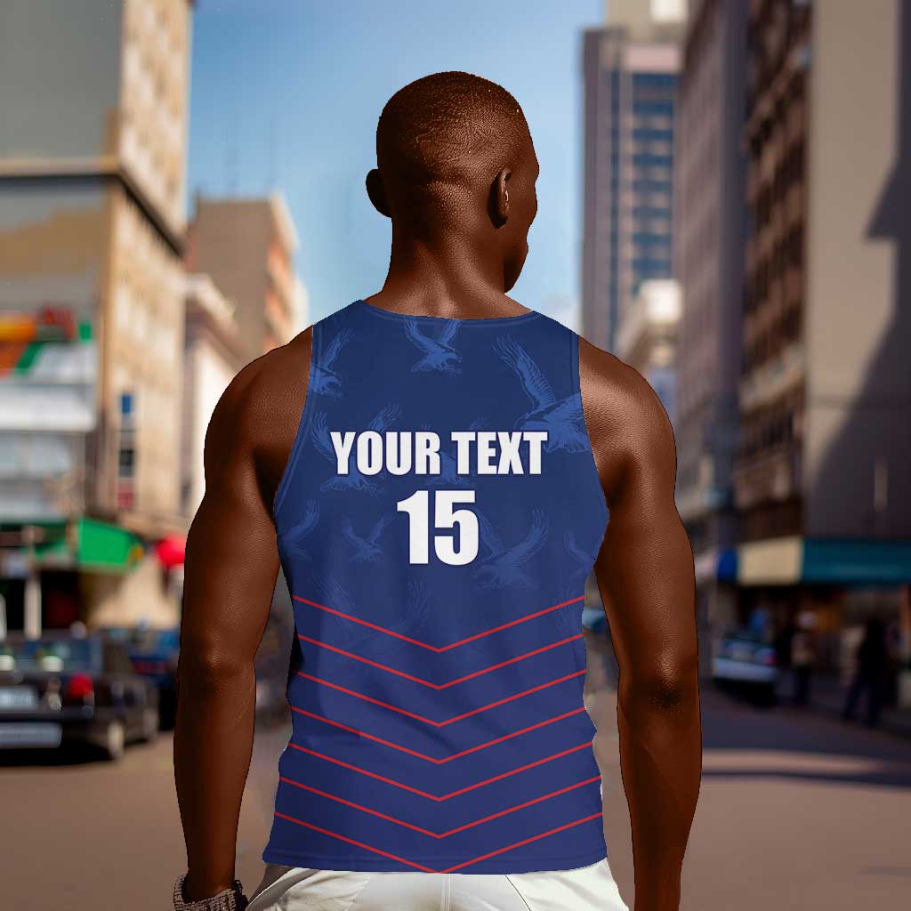 Custom Namibia Cricket Men Tank Top Go Champions - African Pride