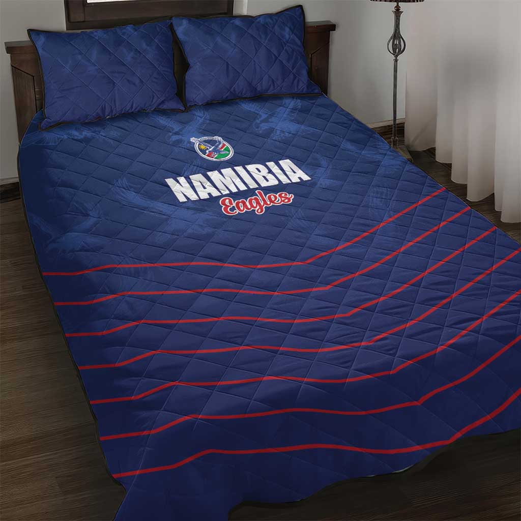 Namibia Cricket Quilt Bed Set Go Champions - African Pride