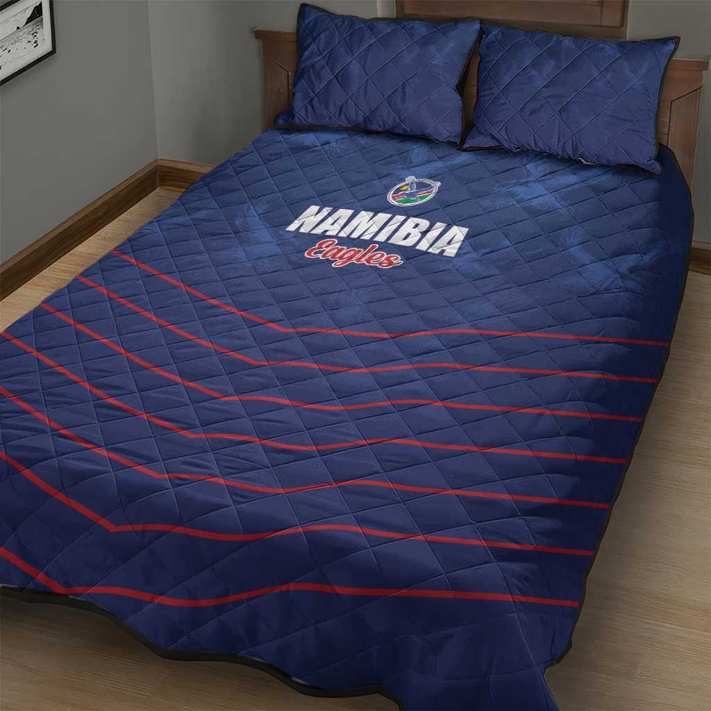 Namibia Cricket Quilt Bed Set Go Champions - African Pride