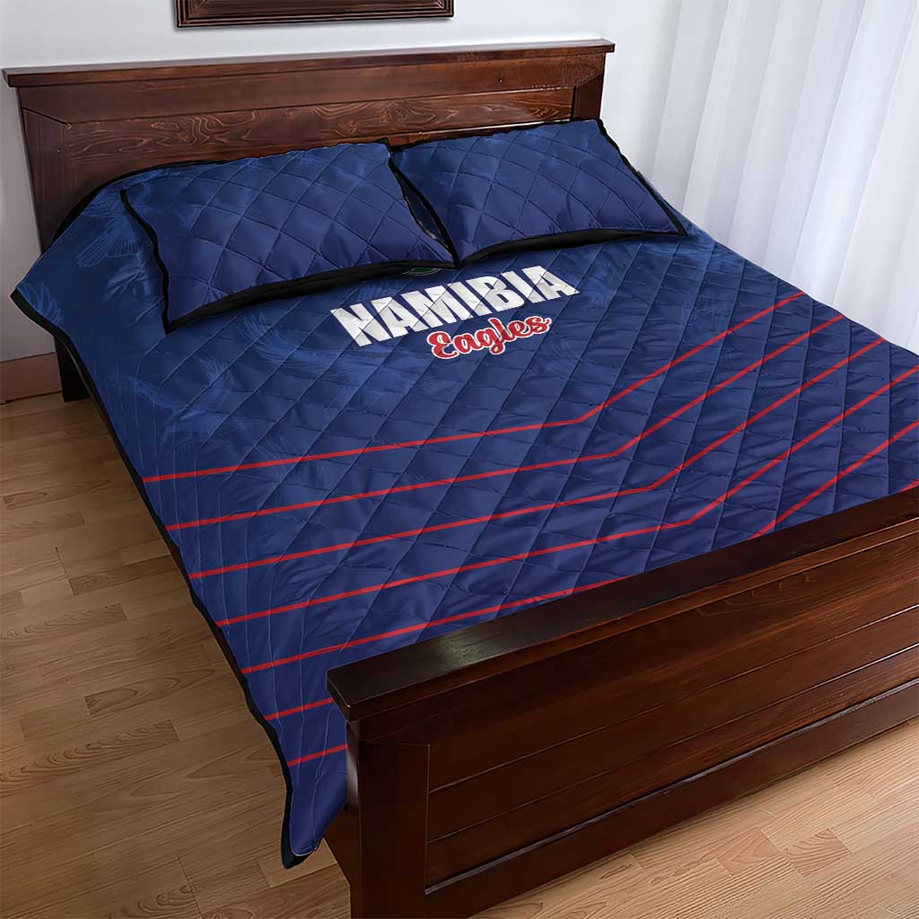 Namibia Cricket Quilt Bed Set Go Champions - African Pride