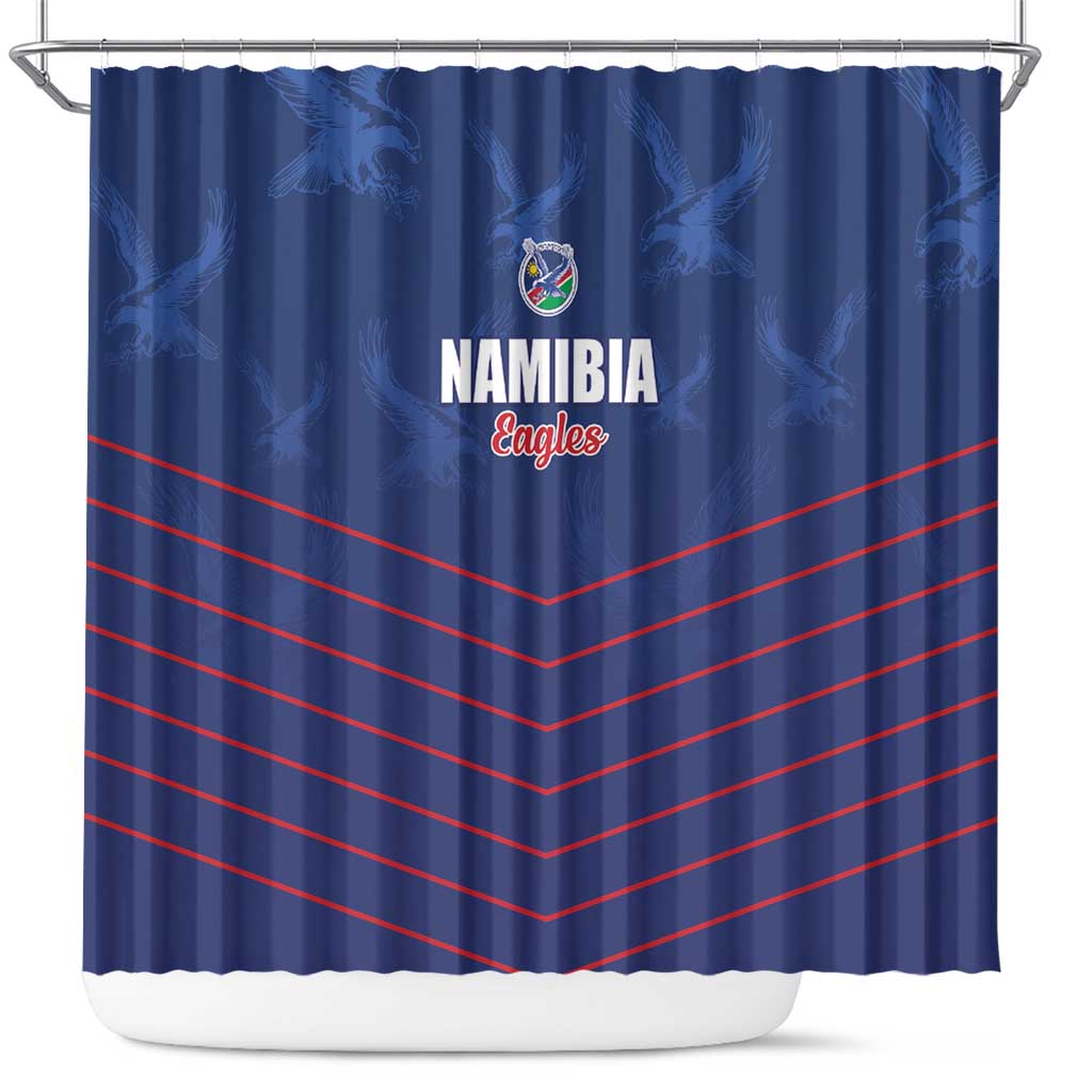 Namibia Cricket Shower Curtain Go Champions - African Pride