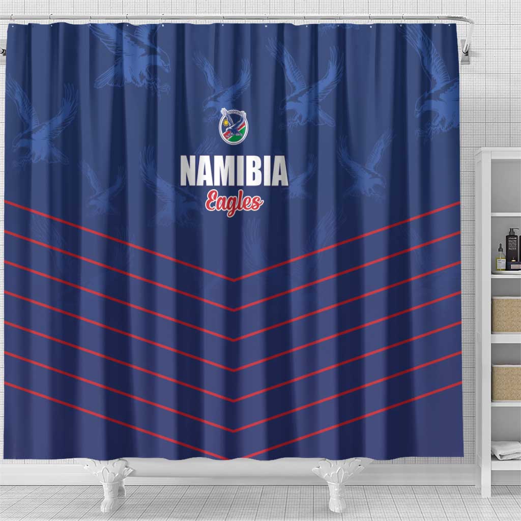 Namibia Cricket Shower Curtain Go Champions - African Pride