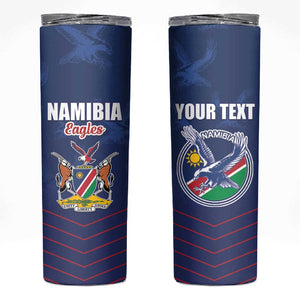 Custom Namibia Cricket Skinny Tumbler Go Champions - African Pride