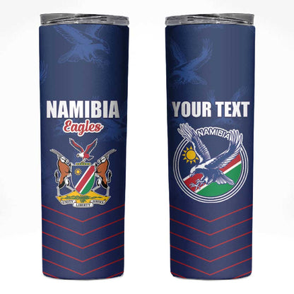 Custom Namibia Cricket Skinny Tumbler Go Champions - African Pride