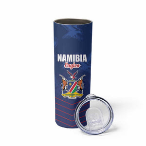 Custom Namibia Cricket Skinny Tumbler Go Champions - African Pride