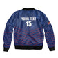 Custom Namibia Cricket Sleeve Zip Bomber Jacket Go Champions - African Pride